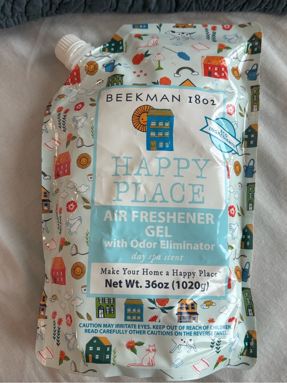 Beekman 1802 Happy Place Air Freshener Gel Refill Day Spa 36 oz New
